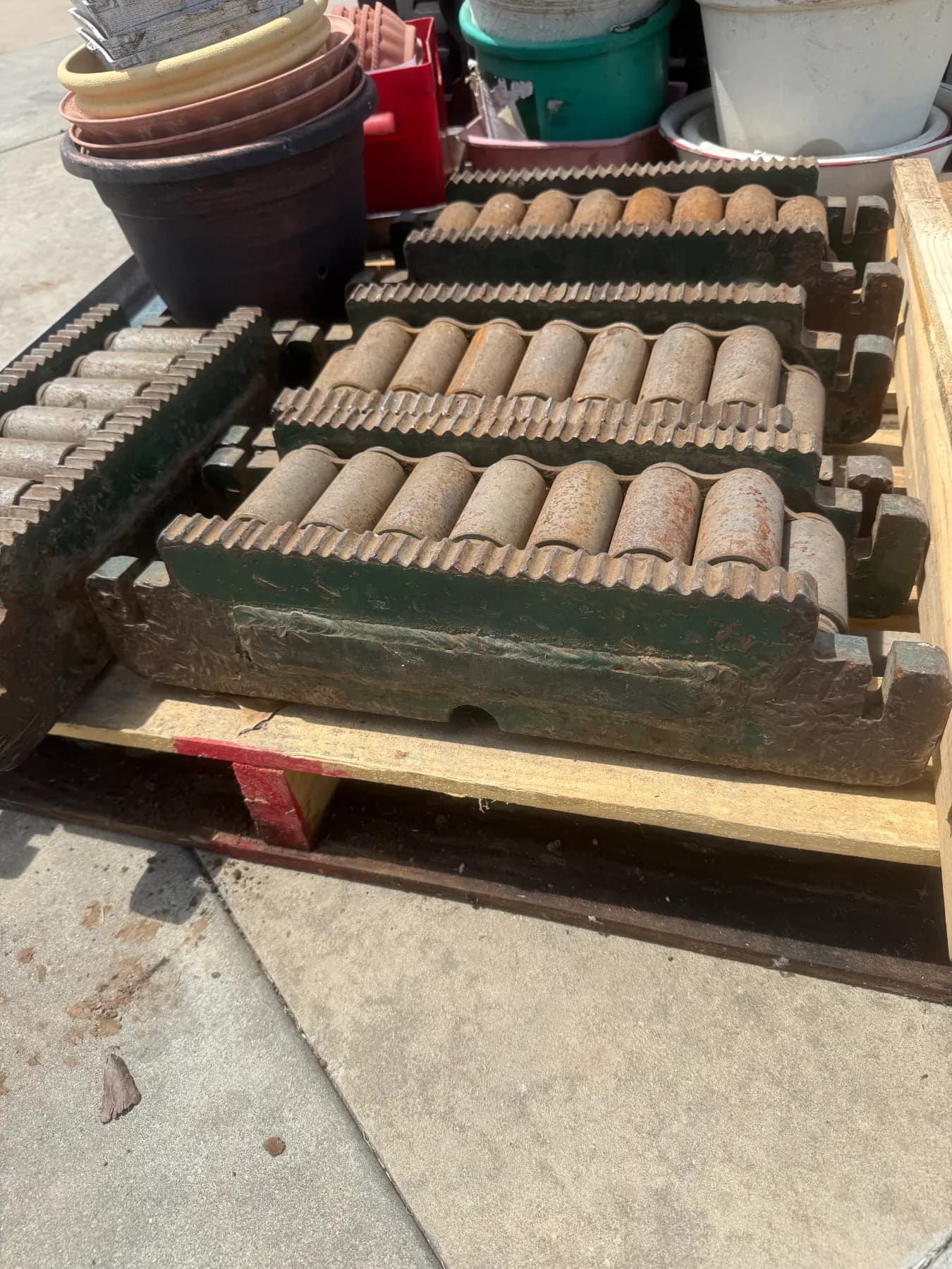 200 ton machinery skates